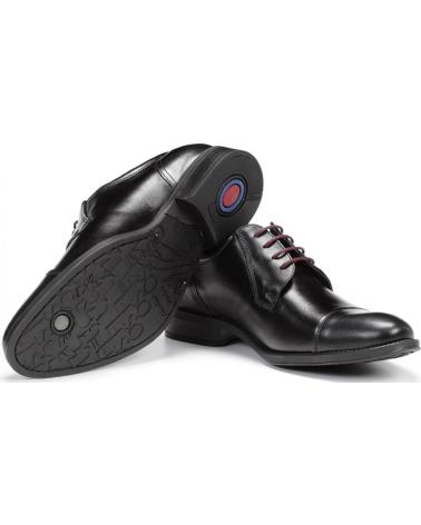 FLUCHOS - ZAPATO HOMBRE CORDON 8410 PIEL NEGRO