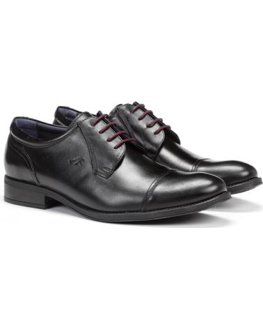 FLUCHOS - ZAPATO HOMBRE CORDON 8410 PIEL NEGRO