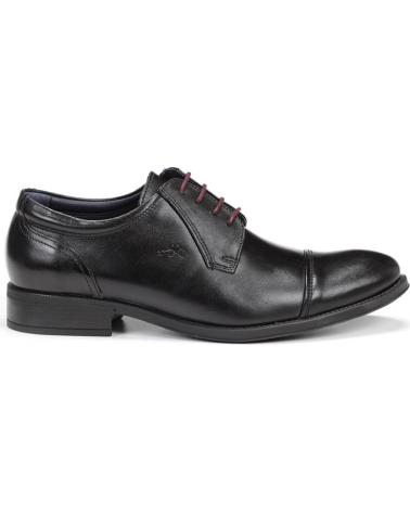FLUCHOS - ZAPATO HOMBRE CORDON 8410 PIEL NEGRO
