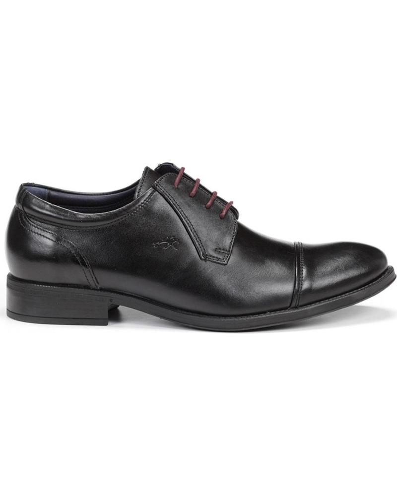 FLUCHOS - ZAPATO HOMBRE CORDON 8410 PIEL NEGRO