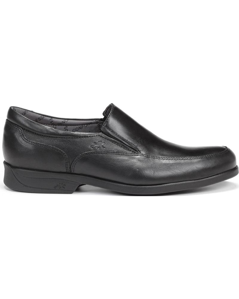 Zapatos de Hombre FLUCHOS ZAPATO PIEL NEGRO CONFORT MALLORCA SANOTAN 8902 NEGRO-STK MAITE NEGRO MALLORCA SANOTAN NEGRO-STK MAITE