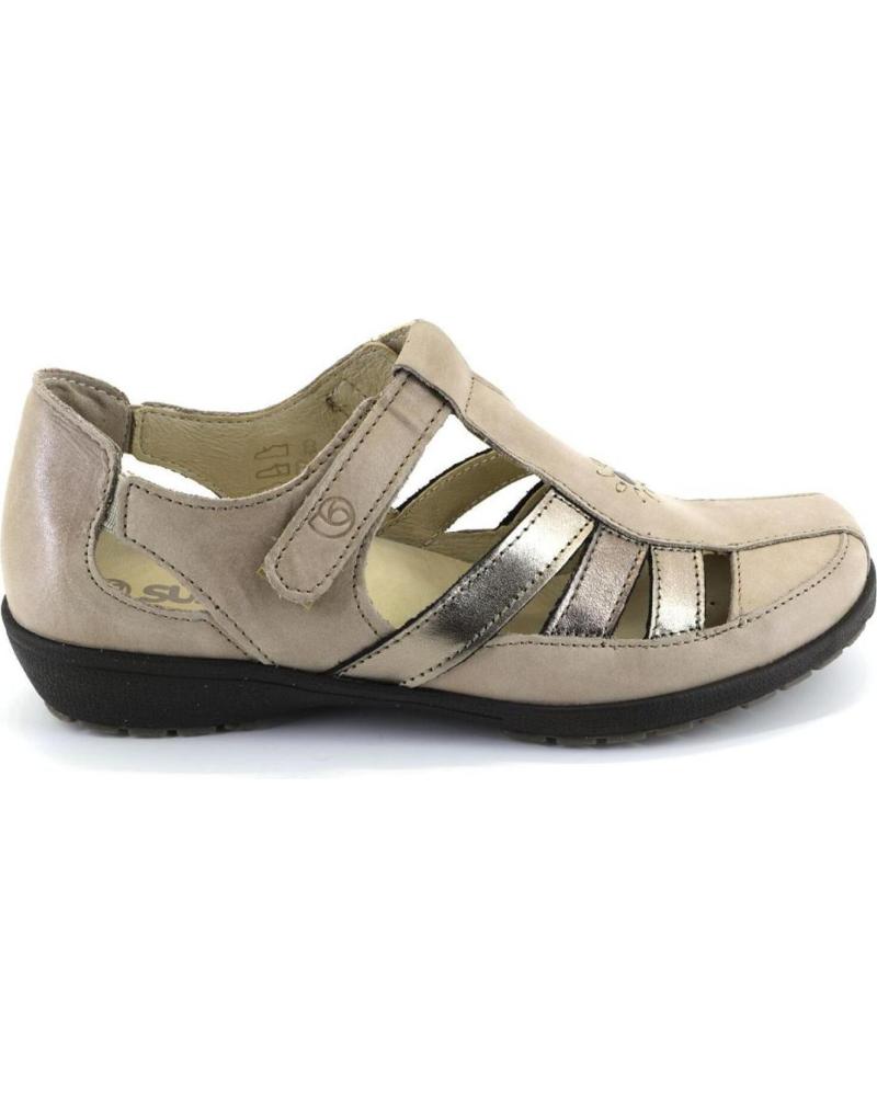Sandalias SUAVE  de Mujer 3431 SANDALIAS DE MUJER PIEL  BEIGE