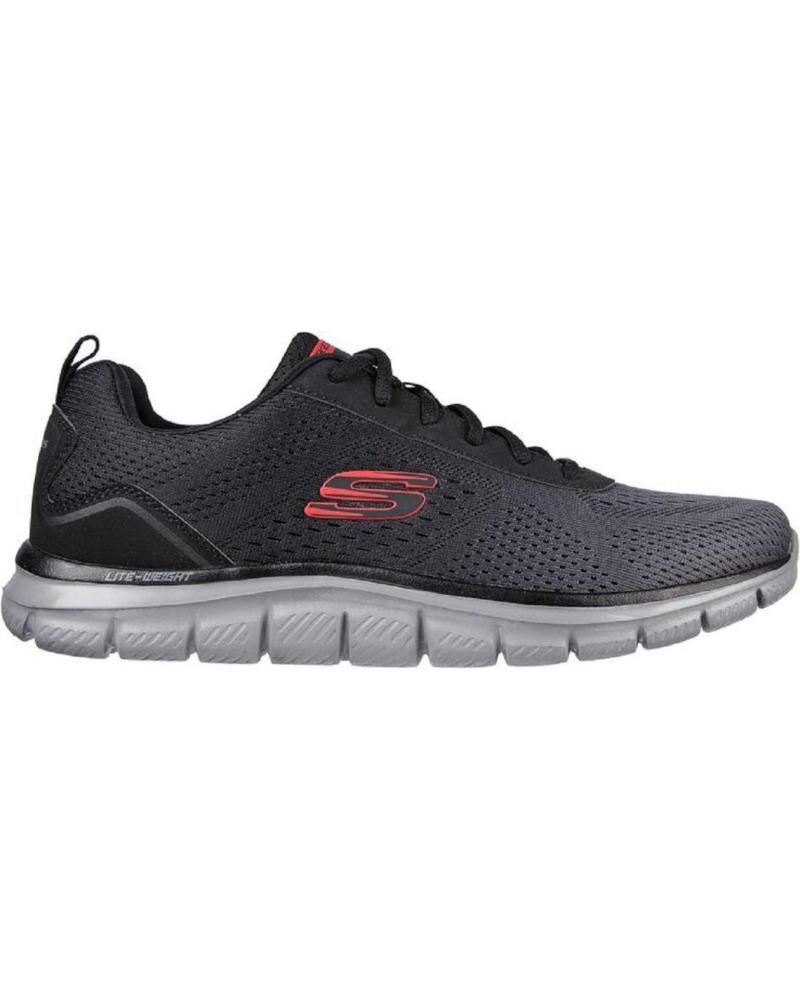 Zapatillas deporte SKECHERS  pour Homme 232399 ZAPATILLAS CASUAL DE HOMBRE  NEGRO Y ROJO