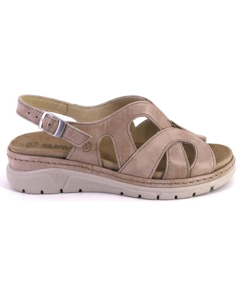 Sandalias SUAVE  de Mujer 3353 SANDALIAS DE MUJER PIEL  BEIGE