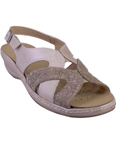 Sandalias SUAVE  de Mujer 3000-24 SANDALIAS DE MUJER PIEL  BEIGE