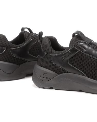 Zapatillas deporte pour Femme FLUCHOS ZAPATILLA F1254 MUJER NEGRO