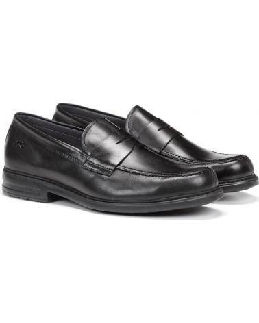 Zapatos de Hombre FLUCHOS SIMON 8721 ZAPATOS SIN CORDONES DE PIEL PARA HOMBRE NEGRO