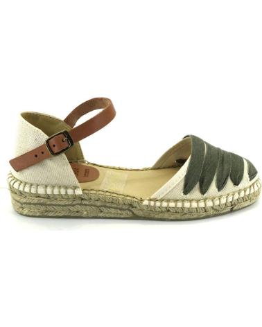 Sandalias SALVI  de Mujer 102-002 ALPARGATAS DE MUJER  KAKI