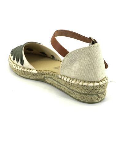 Sandalias SALVI  de Mujer 102-002 ALPARGATAS DE MUJER  KAKI