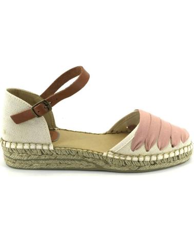 Sandalias SALVI  de Mujer 102-002 ALPARGATAS DE MUJER  ROSA
