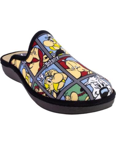 Calzado de casa SALVI  de Hombre 09T-420 ZAPATILLAS DE CASA DE HOMBRE  NEGRO