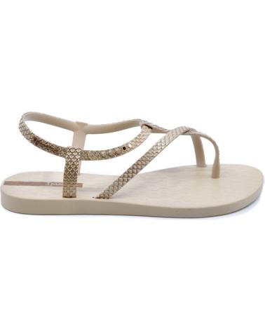 Sandalias IPANEMA  de Mujer y Niña CHANCLAS DE MUJER  BEIGE