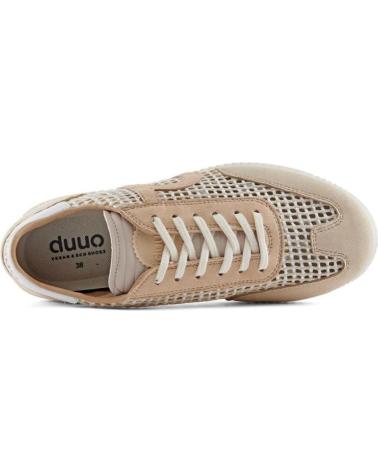 Sportif DUUO  pour Femme et Homme et Fille et Garçon ZAPATILLAS--ONA LACE TRENZADO 065-D385065  BEIGE