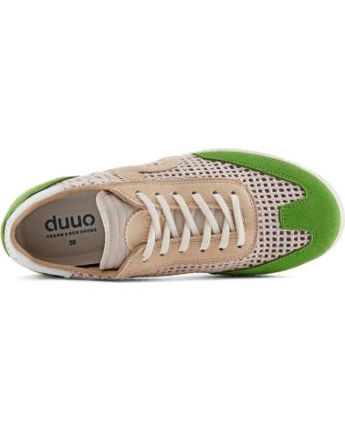 Esportes  DUUO  de Mulher e Homem e Menina e Menino ZAPATILLAS--ONA LACE TRENZADO 064-D385064  VERDE