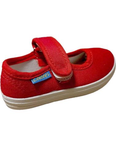 Esportes  COLORES  de Menina MERCEDES LONA 2410  ROJO