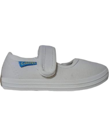 girl Trainers COLORES MERCEDES LONA 2410  BLANCO