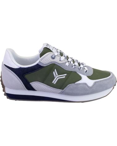 Zapatillas deporte YUMAS  pour Homme ELBRUS ZAPATILLAS CASUAL DE HOMBRE  VERDE