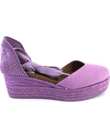 Sandales VIGUERA  pour Femme 2073 ALPARGATAS DE CUNA CANAMO ESPARTO YUTE DE MUJER  MALVA