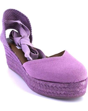 Sandálias VIGUERA  de Mulher 2073 ALPARGATAS DE CUNA CANAMO ESPARTO YUTE DE MUJER  MALVA