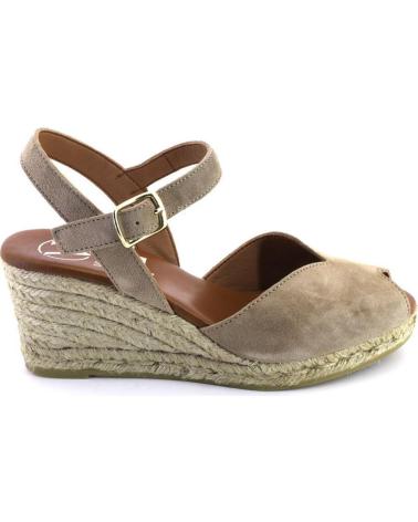 Sandalias VIGUERA  de Mujer ALPARGATA ABIERTA DESERT DE  CAMEL