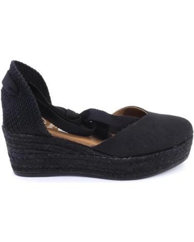 Sandalias VIGUERA  de Mujer LINO 2073 BLACK  NEGRO