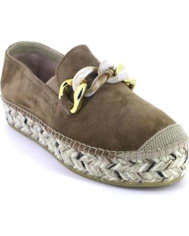 Sapatos VIGUERA  de Mulher 2041 ALPARGATAS DE MUJER ANTE-SERRAJE  CUERO