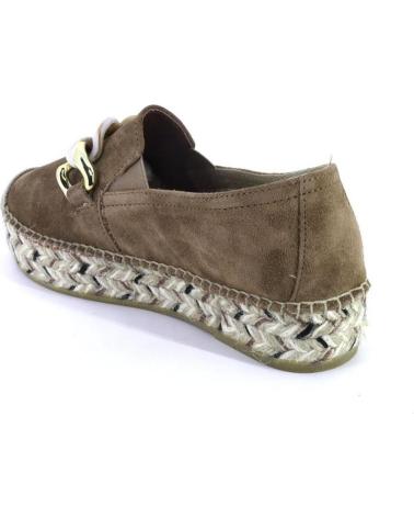 Sapatos VIGUERA  de Mulher 2041 ALPARGATAS DE MUJER ANTE-SERRAJE  CUERO