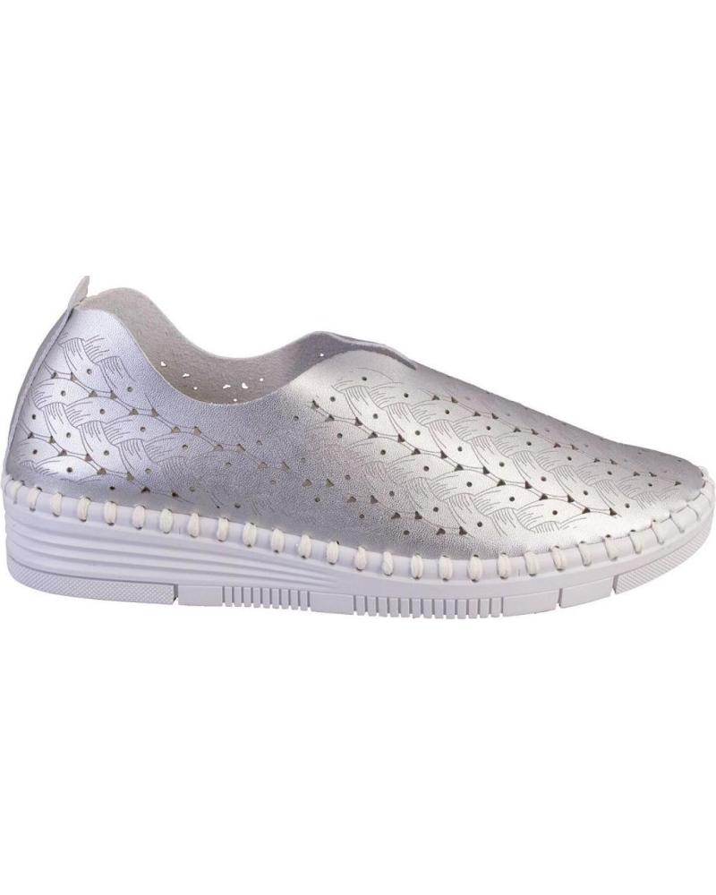 Deportivas YUMAS  de Mujer BONAIRE ZAPATILLAS CASUAL DE MUJER  PLATA