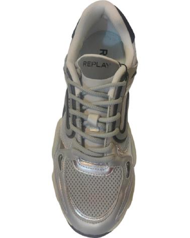Sapatilhas REPLAY  de Mulher DESTINY W MIX RS9N0001T PLATA  GRIS