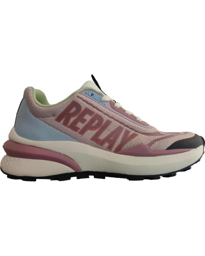Zapatillas Deporte De Mujer REPLAY ATHENA VARIETY RS4V0022T ROSA