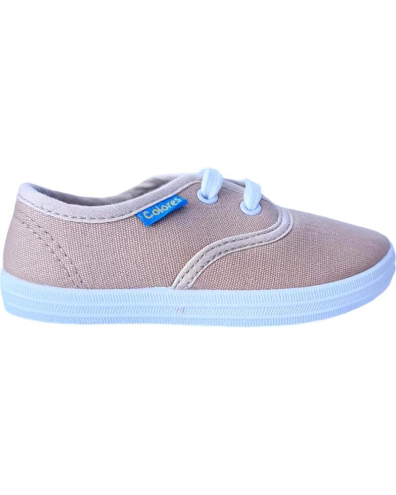 girl Trainers COLORES ZAPATILLA LONA 2417  BEIGE