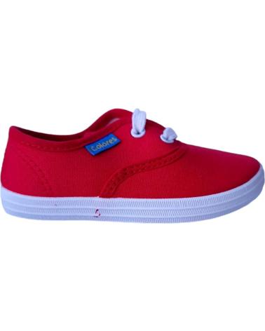 Sportivo COLORES  per Bambina e Bambino ZAPATILLA LONA 2417  ROJO