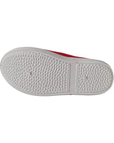 Esportes  COLORES  de Menina e Menino ZAPATILLA LONA 2417  ROJO