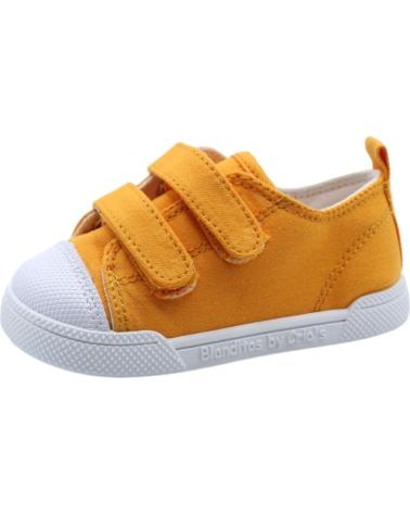 Deportivas CRIOS  de Niña y Niño BLANDITOS DE CRIOS ZAPATILLA LONA MELON  NARANJA