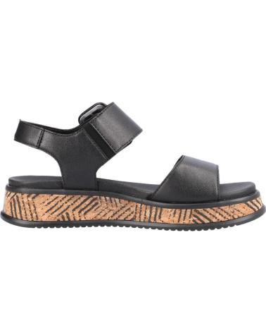 Sandalen RIEKER  für Damen SANDALIAS NEGRAS  0