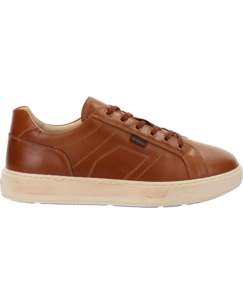 Zapatillas deporte NERO GIARDINI  de Hombre NEOPOLIS E400222U COGNAC  MARRóN