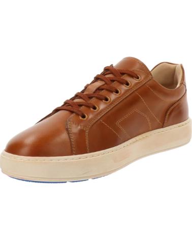 Zapatillas deporte NERO GIARDINI  de Hombre NEOPOLIS E400222U COGNAC  MARRóN