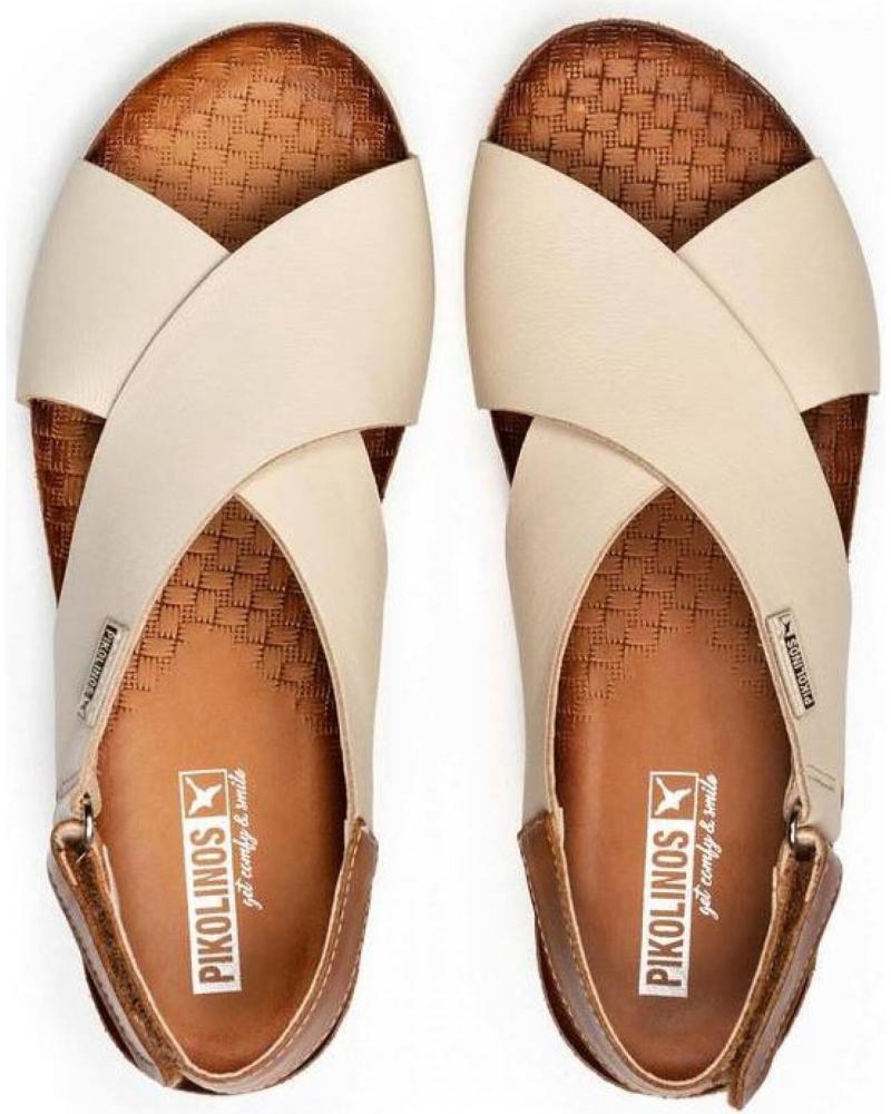 Zapatos De Mujer PIKOLINOS CUNAS W9E-0912 MUJER BEIG BEIGE