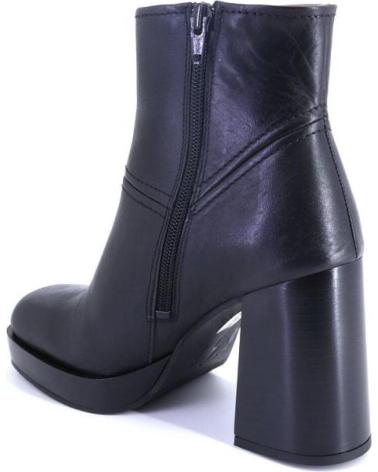 Botines OTRAS MARCAS  de Mujer VIRUS 29946 BOTINES DE MUJER PIEL CON TACON  NEGRO