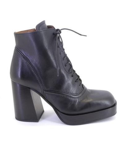 Botines OTRAS MARCAS  de Mujer VIRUS 29947 BOTINES DE MUJER PIEL CON TACON  NEGRO