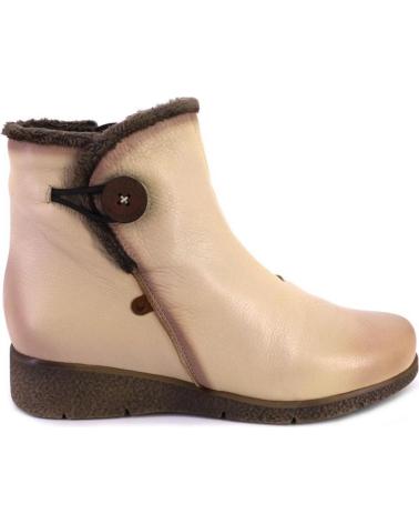 Woman Mid boots VALERIAS 9520 BOTINES DE MUJER PIEL CON CREMALLERA  BEIGE