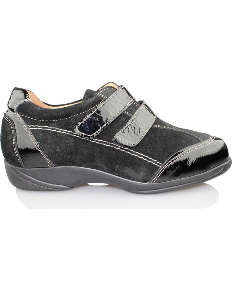 Zapatillas deporte de Mujer CALZAMEDI ZAPATILLA VELCROS TERAPEUTICA NEGRO