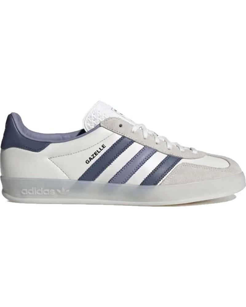 Sports Shoes De Hombre ADIDAS ZAPATILLAS SNEAKERS GAZELLE INDOOR PARA UNISEX EN COLOR BLAN BLANCO