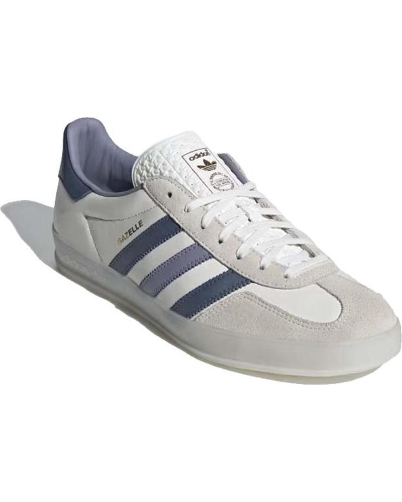 Trainers De Hombre ADIDAS GAZELLE INDOOR IG1643 CORE WHITE - PRELOVED INK  MEL - OFF WH LIGHT GREEN