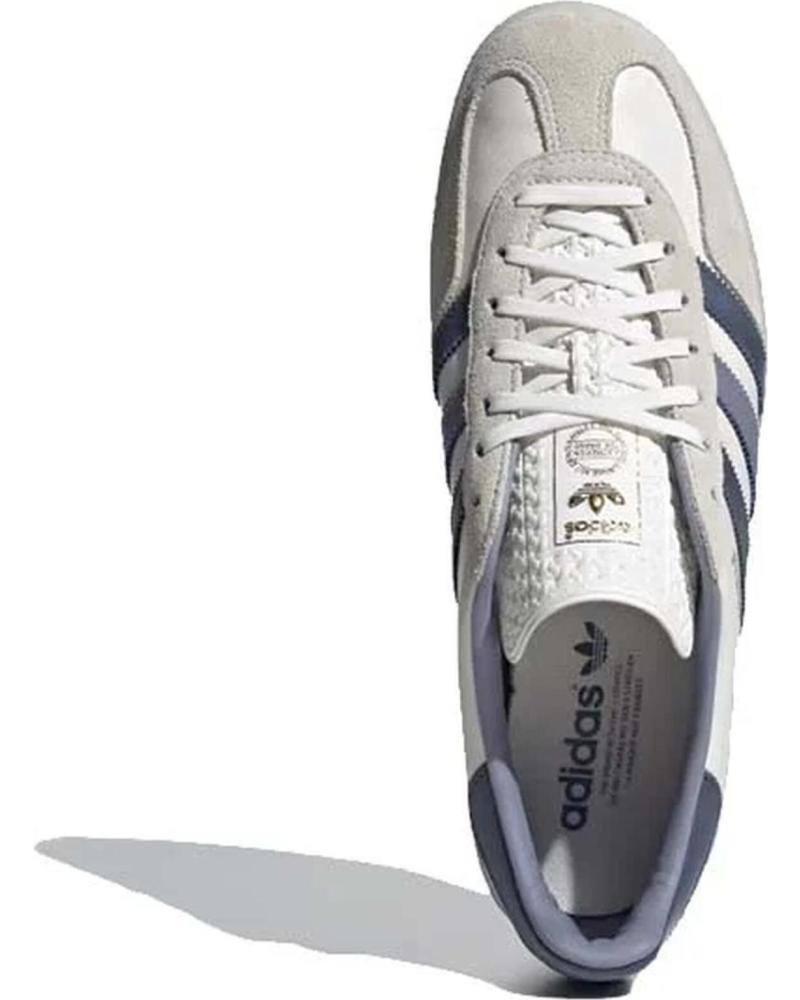 Trainers De Hombre ADIDAS GAZELLE INDOOR IG1643 CORE WHITE - PRELOVED INK  MEL - OFF WH LIGHT GREEN