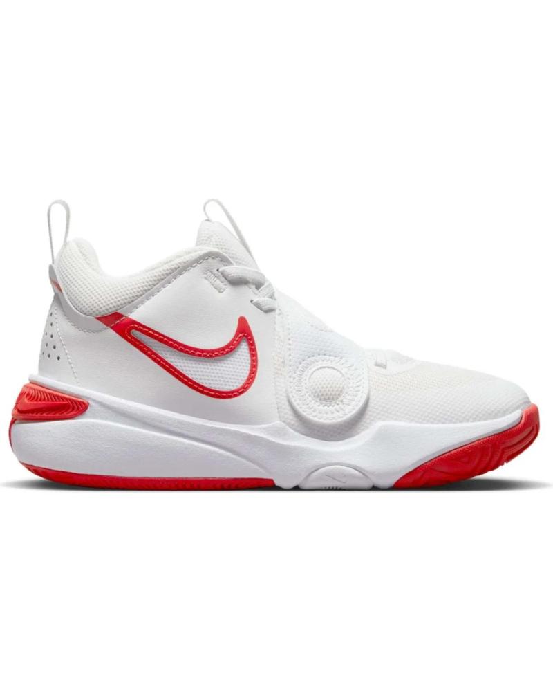 NIKE ZAPATILLAS TEAM HUSTLE D 11 PARA NINOS EN COLOR BLANCO