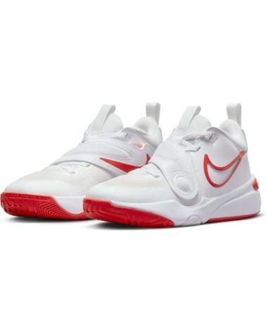 NIKE ZAPATILLAS TEAM HUSTLE D 11 PARA NINOS EN COLOR BLANCO