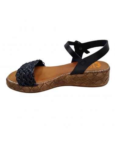 Sandalias de Mujer PORRONET SANDALIA PIEL NEGRA NEGRO