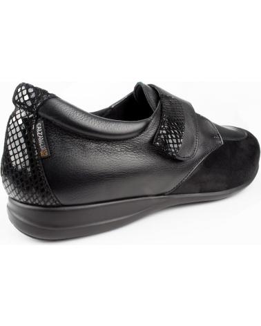 Woman shoes CALZAMEDI ZAPATOS VELCRO BRILLANTES W NEGRO