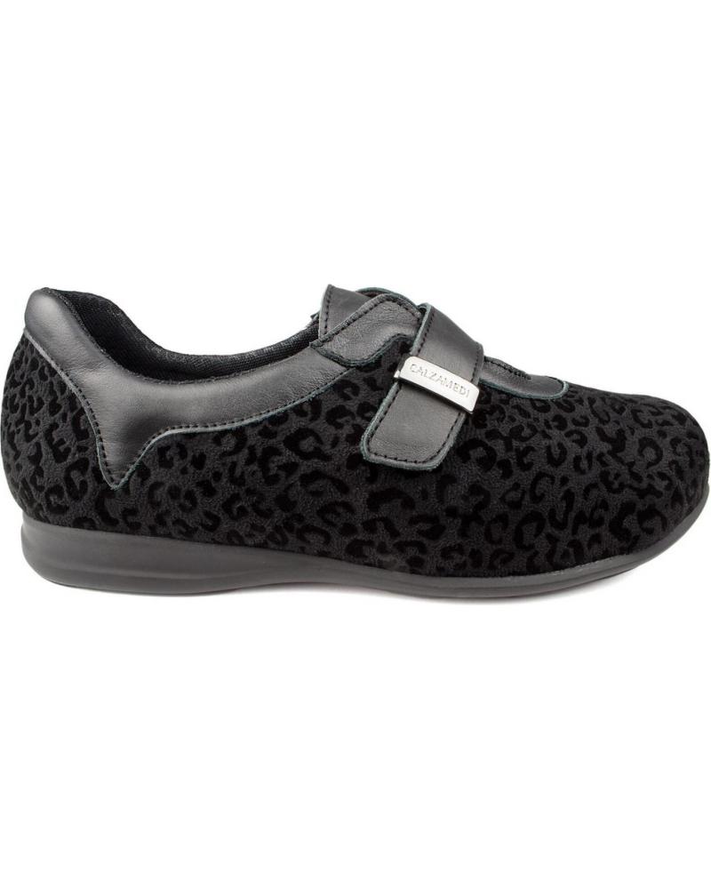 Schuhe CALZAMEDI  für Damen ZAPATOS VELCRO TIGRE W  NEGRO